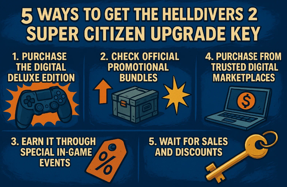 5 Ways to Get the Helldivers 2 Super Citizen Upgrade Key
