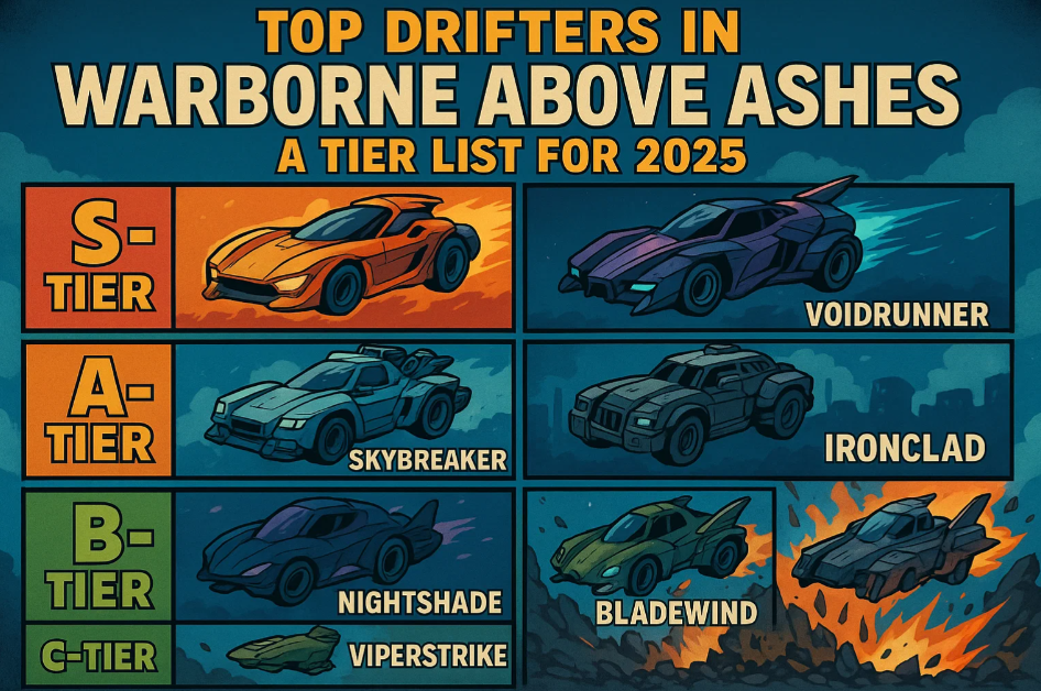 Top Drifters in Warborne Above Ashes: A Tier List for 2025